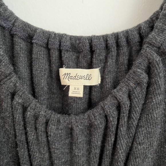 Madewell | Plush Square-Neck Smocked Top - Picture 3 of 3